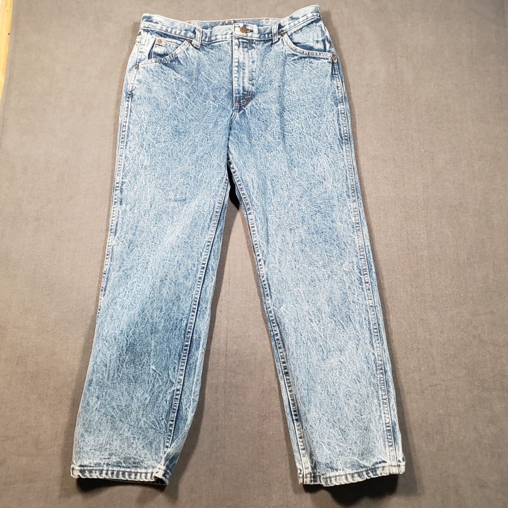 Sears Roebucks Jeans Mens 36x30 Blue Acid Wash Vintage 90s‎ Made in USA Cotton